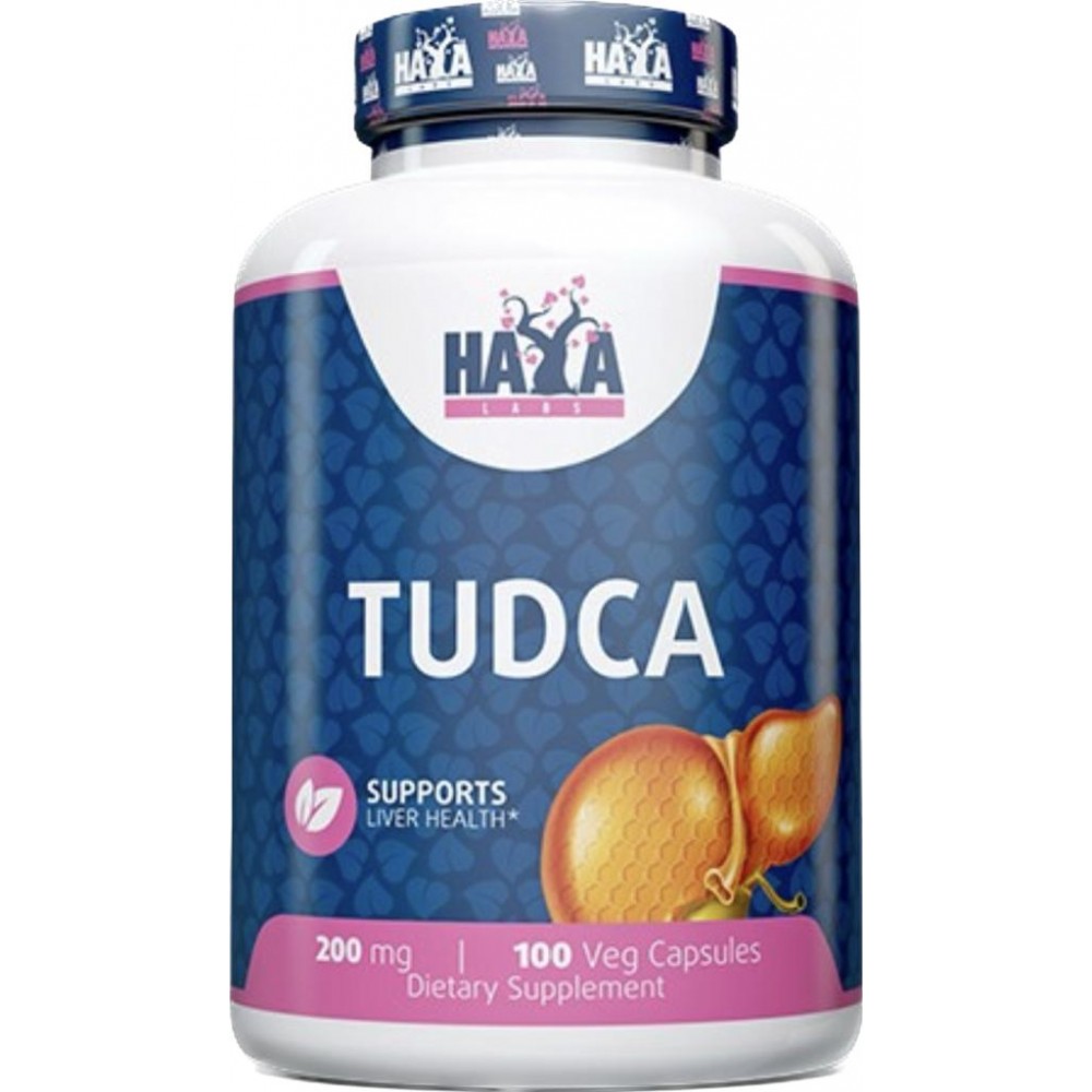 TUDCA 200 mg. 100 Vcaps de Haya labs Haya Labs LLC HAY-1608 Higado y sistema hepatobiliar salud.bio