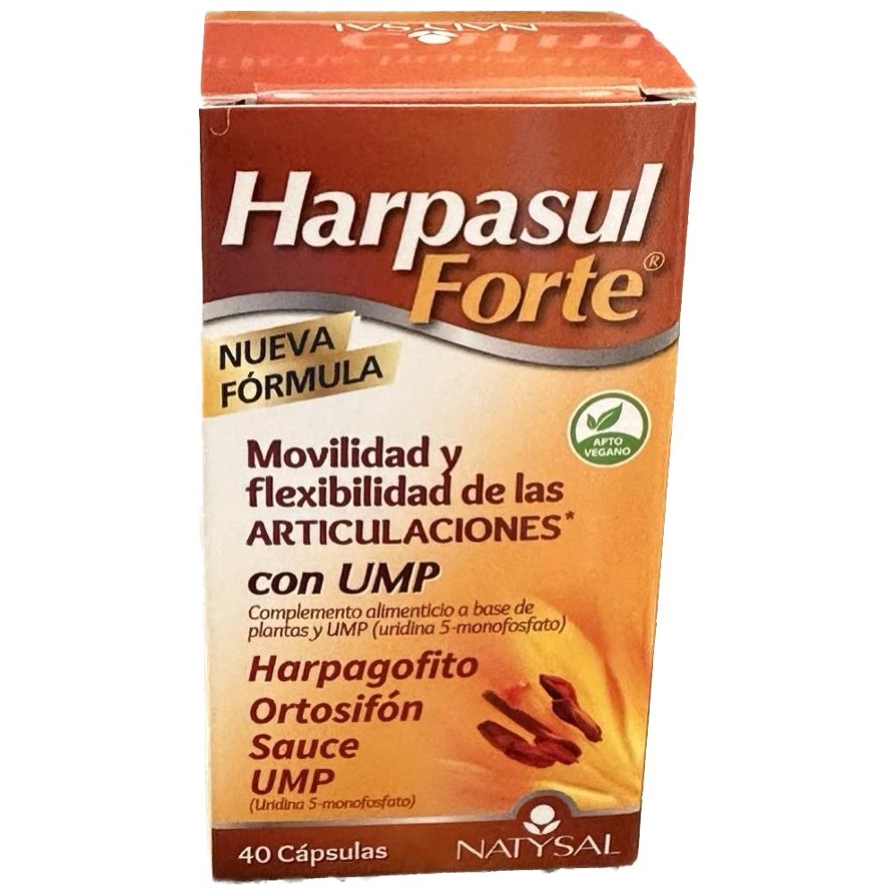 Harpasul Forte 40 Cápsulas de Natysal Natysal NAT-13595 Articulaciones, Huesos, Tendones y Musculos, componen el Aparato Loco...