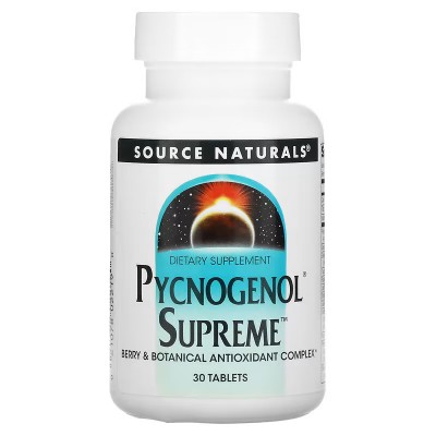 Pycnogenol Supremo, 30 tabletas de Source Naturals® Source Naturals® SNS-02219 Antioxidantes salud.bio