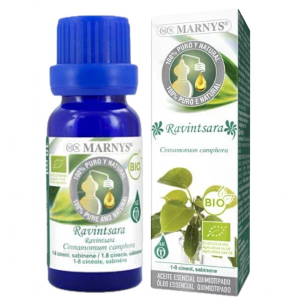Aceite Esencial de Ravintsara BIO Quimiotipado de MARNYS Marnys AA044 Aceites esenciales uso interno salud.bio