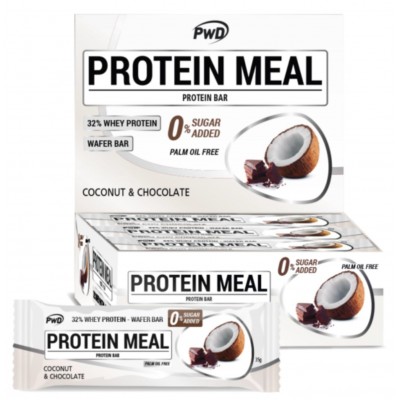 Barrita proteíca sabor Coco sin azúcar de PWD PWD Nutrition PWD-895 Proteinas salud.bio