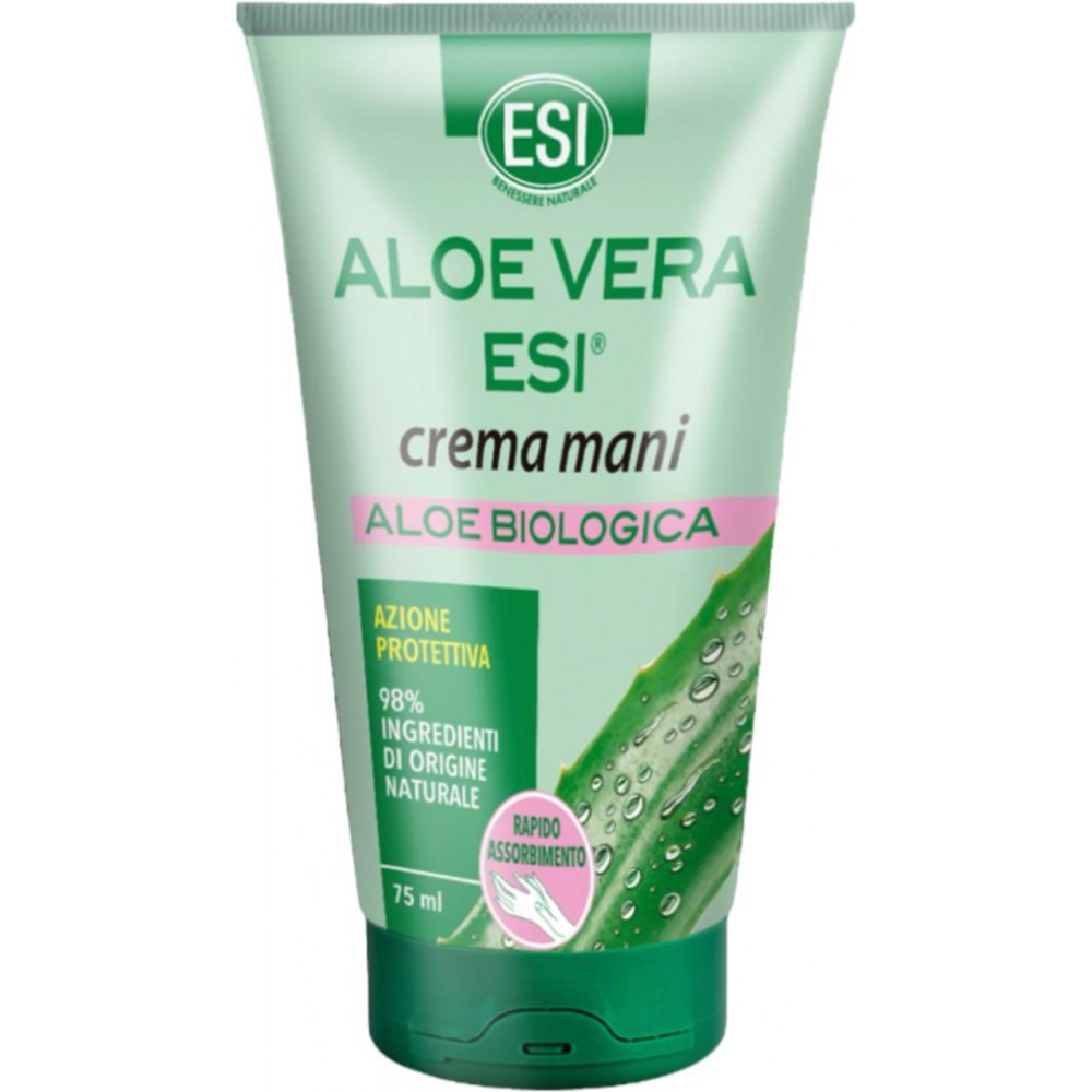 Aloe Vera crema de Manos 75ml de ESI® ESI LABORATORIOS ESI-41010470 Uso tópico salud.bio