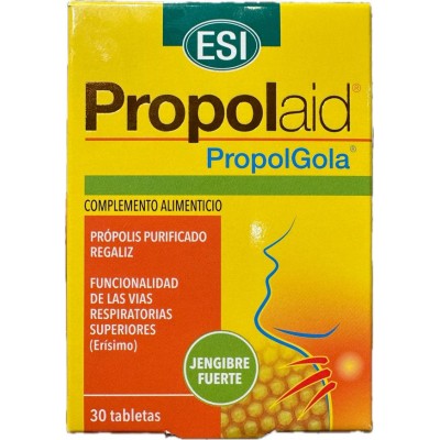 Propolaid Propolgola Jengibre 30 Comp de ESI® ESI LABORATORIOS ESI-21011250 Acción benéfica garganta y pecho salud.bio