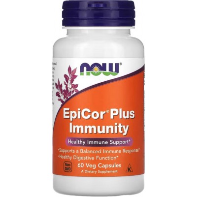 EpiCor PLUS immunity 60 cápsulas vegetales de Now Foods now suplementos NOW-03037 Sistema inmunitario salud.bio