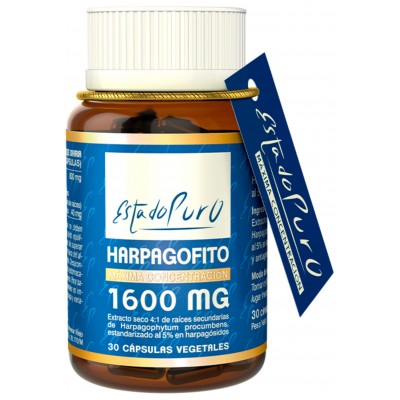Harpagofito 1600mg 30 cápsulas de Estado Puro Tongil M08 Suplementos Naturales acción Analgesica, Antiinflamatoria, malestar,...