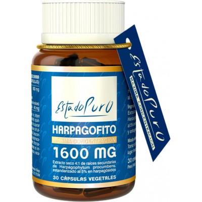 Harpagofito 1600mg 30 cápsulas de Estado Puro Tongil M08 Suplementos Naturales acción Analgesica, Antiinflamatoria, malestar,...