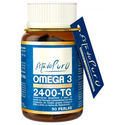 Omega 3 2400-TG 90 Perlas de Estado Puro - Tongil Tongil (Estado Puro) M30 Sistema cardiovascular salud.bio