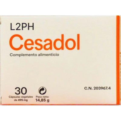 Cesadol 30 cápsulas de L2pharm L2pharm L2P-62023 Suplementos Naturales acción Analgesica, Antiinflamatoria, malestar, dolor s...