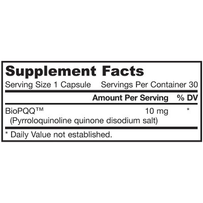 PQQ (pirroloquinolina quinona), de Jarrow Formulas Jarrow Formula  Antioxidantes salud.bio