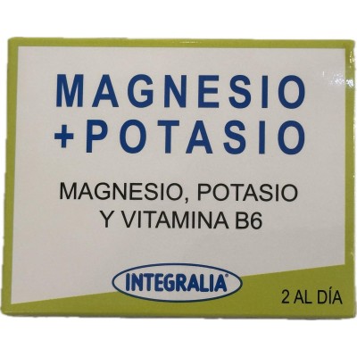 Magnesio + Potasio 60 capsulas Integralia INTEGRALIA 481 Articulaciones, Huesos, Tendones y Musculos, componen el Aparato Loc...