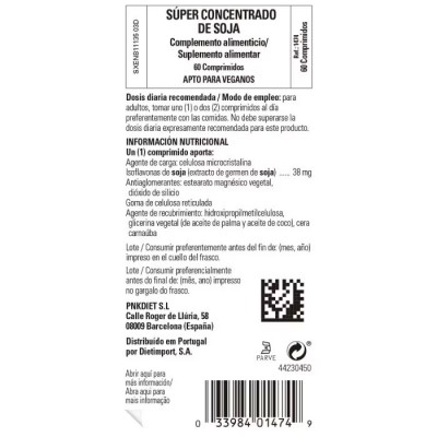 Súper Concentrado de Soja (Isoflavonas) - 60 Comprimidos de Solgar SOLGAR SOL-01474 Menopausia salud.bio