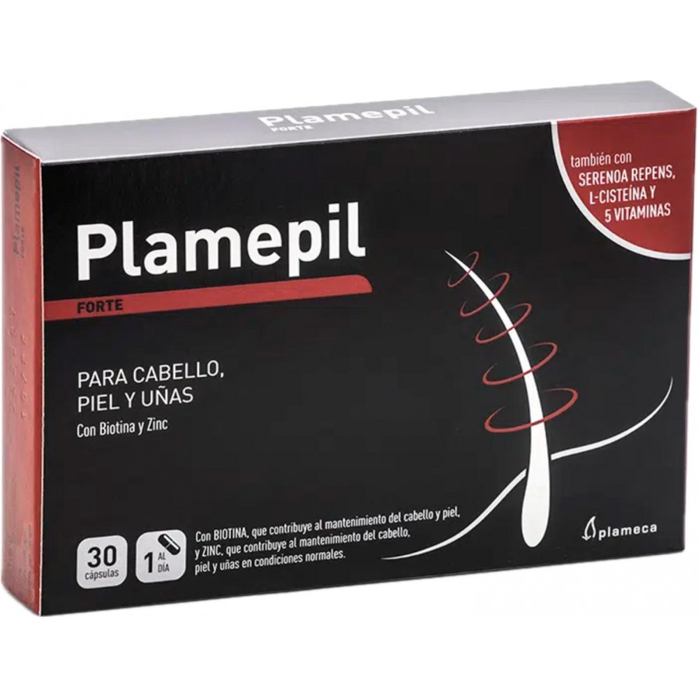 Plamepil Forte (Cabello, Piel y Uñas) de Plameca Plameca PLA-460300 Piel, Cabello y Uñas, Complementos y Vitaminas salud.bio