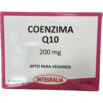 Coenzima Q10 200mg 30 Cápsulas de Integralia Artesania Agrícola GEN-54604 Antioxidantes salud.bio