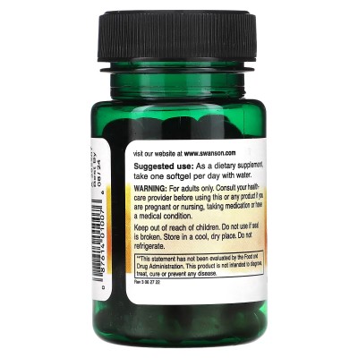 Betacaroteno, 25.000 UI (7500 mcg de EAR), 100 Perlas de Swanson Swanson SWV-01007 Antioxidantes salud.bio