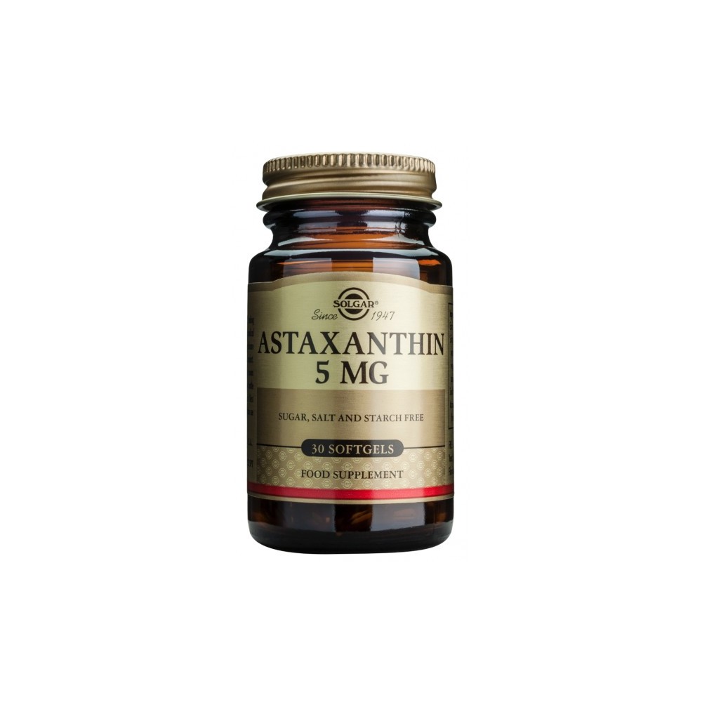 Astaxantina 5 mg de Solgar SOLGAR 040070 Antioxidantes salud.bio