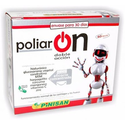 Poliar ON - Pinisan - 60 cápsulas Pinisan 10600114 Articulaciones y huesos salud.bio