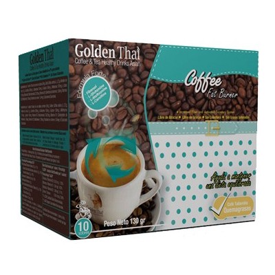 Golden Thai Coffee Quema-Grasas (azul) Golden Thai  Coffe & Tea Healthy Drink Asian  Quemagrasas y similares salud.bio