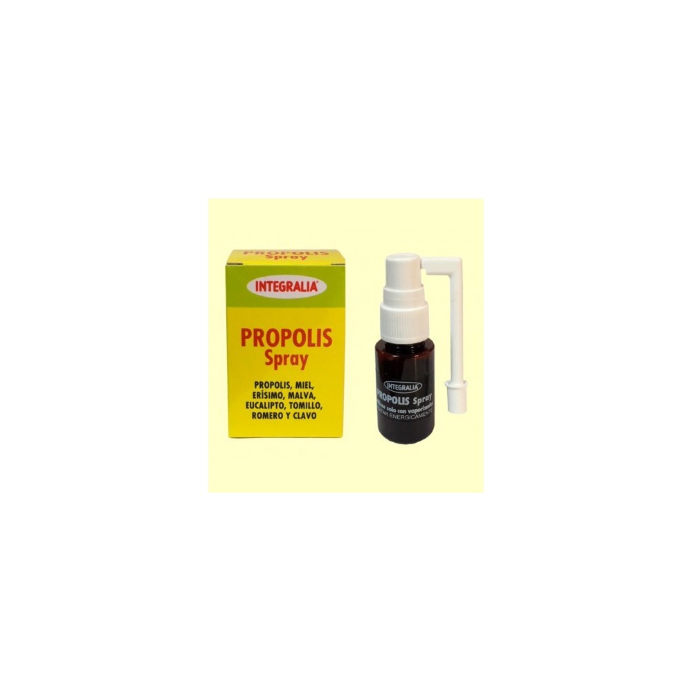 Propolis Spray con Erismo de Integralia INTEGRALIA  Acción benéfica garganta y pecho salud.bio