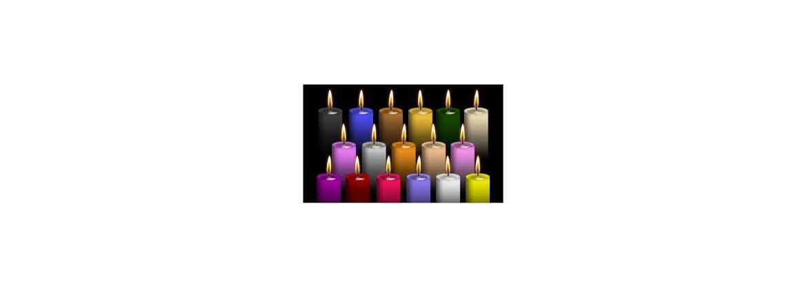 velas de colores